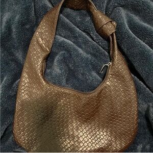 Brown shoulder bag